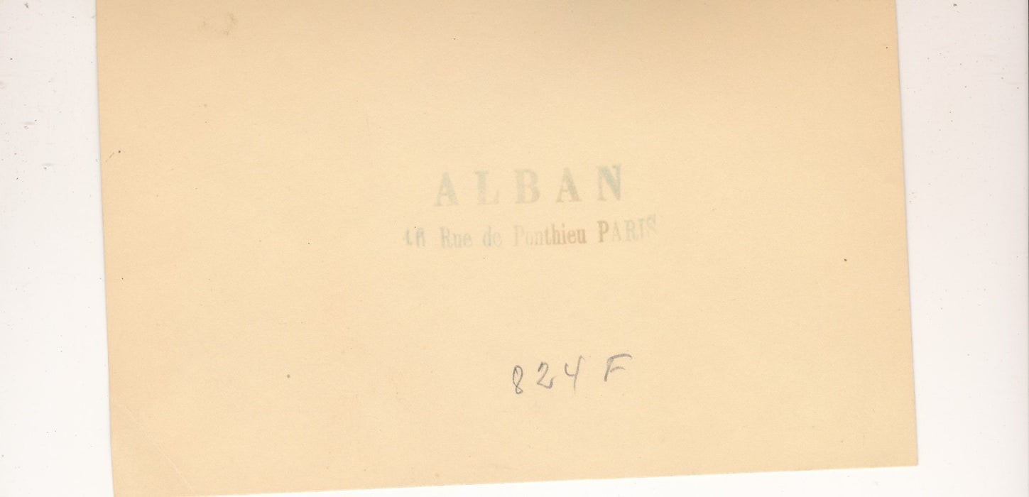 Aram Alban photo photographie signée portrait homme Turc Turquie