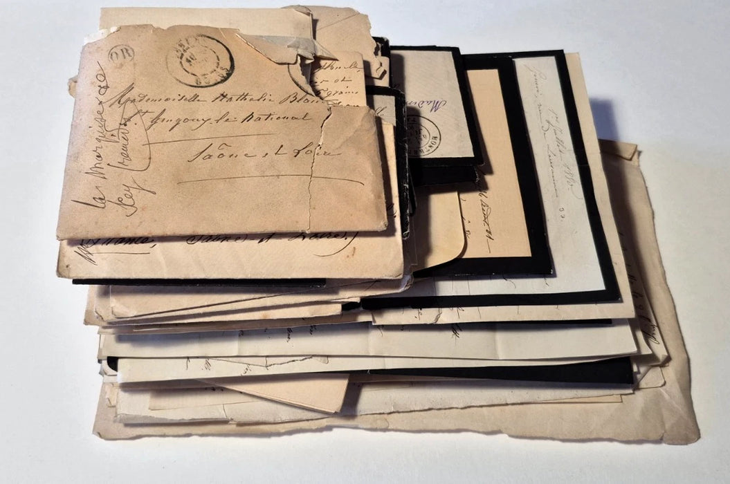 plus 90 lettres autographes adressées à l'autrice et poétesse Nathalie BLANCHET religion