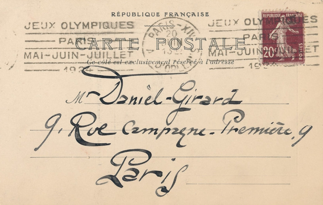 bel ensemble Gabriel Belot 9 lettres autographes signée au graveur Daniel Girard