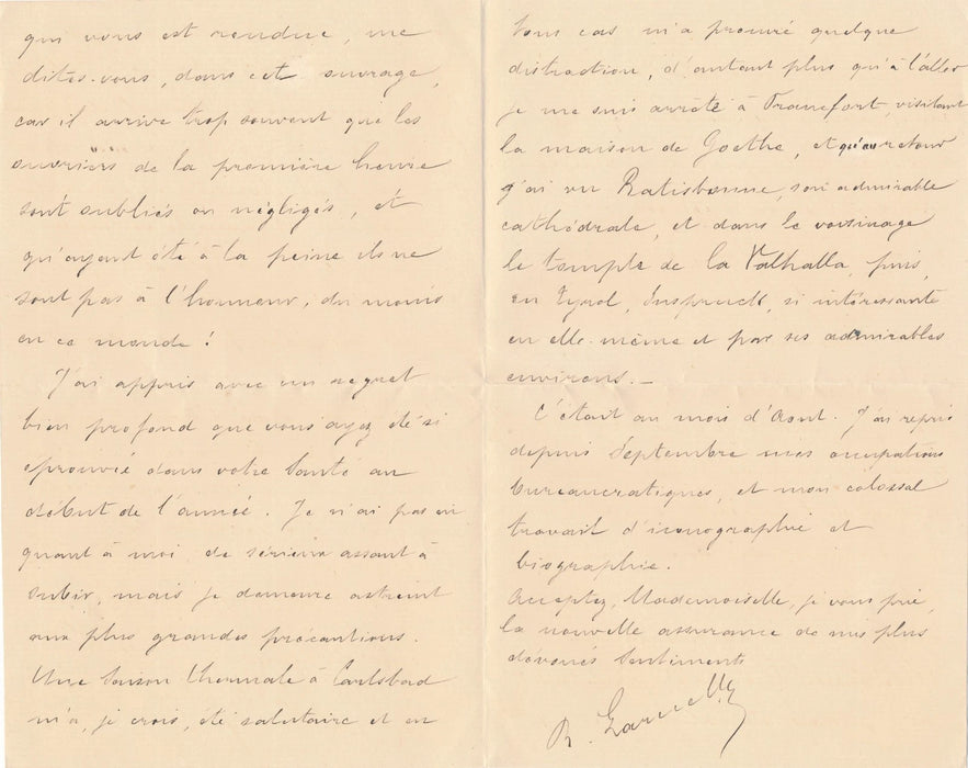 plus 90 lettres autographes adressées à l'autrice et poétesse Nathalie BLANCHET religion