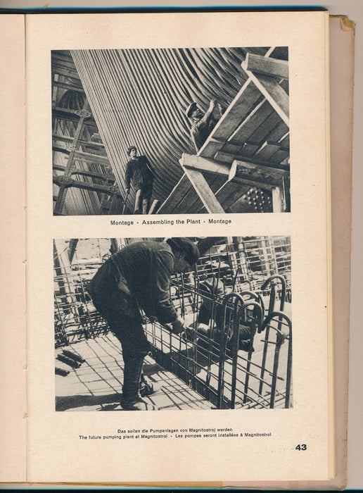 La Russie au travail 265 photographies  Ernst Glaeser F. C. Weiskopf propagande