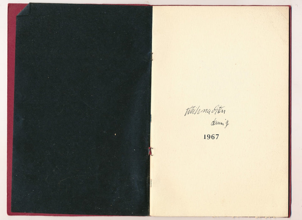 Karl Heinz Dennig Weihnachten rare brochure repdocution dessins inédits 1967