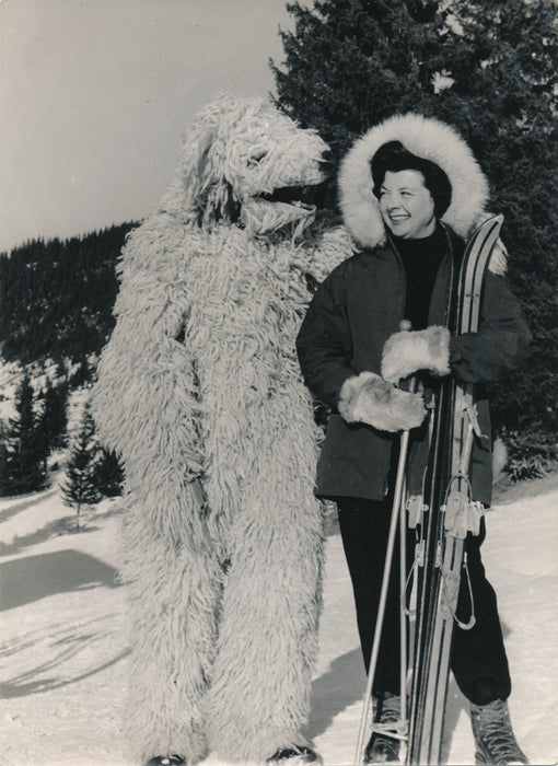 Ours en peluche station ski neige accueil photo photographie