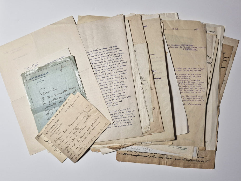 lot journalisme 69 auteurs lettres Barrès Cuvillier Fleury Lazareff Brisson...