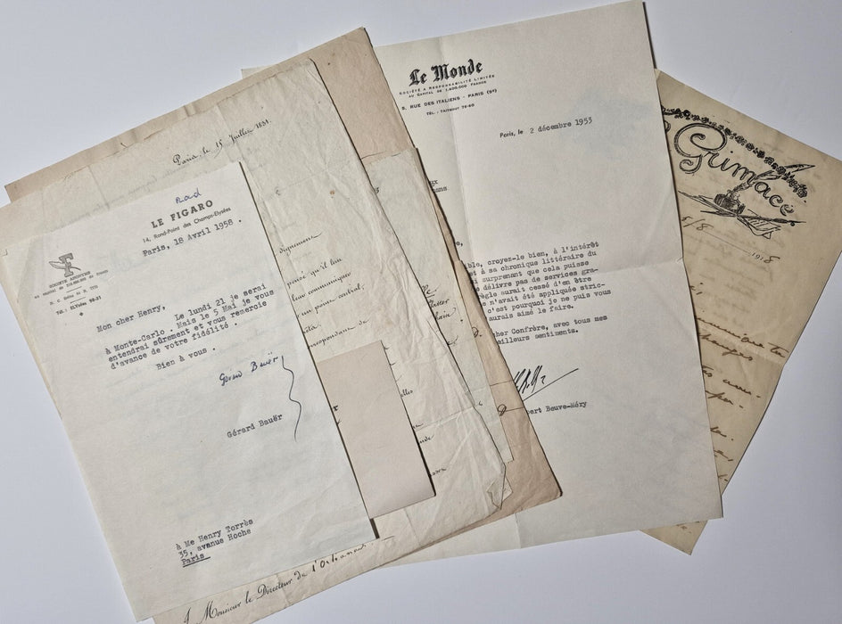 lot journalisme 69 auteurs lettres Barrès Cuvillier Fleury Lazareff Brisson...
