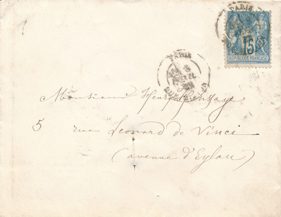Ernest Hébert : non à un ministère des arts lettre autographe signée