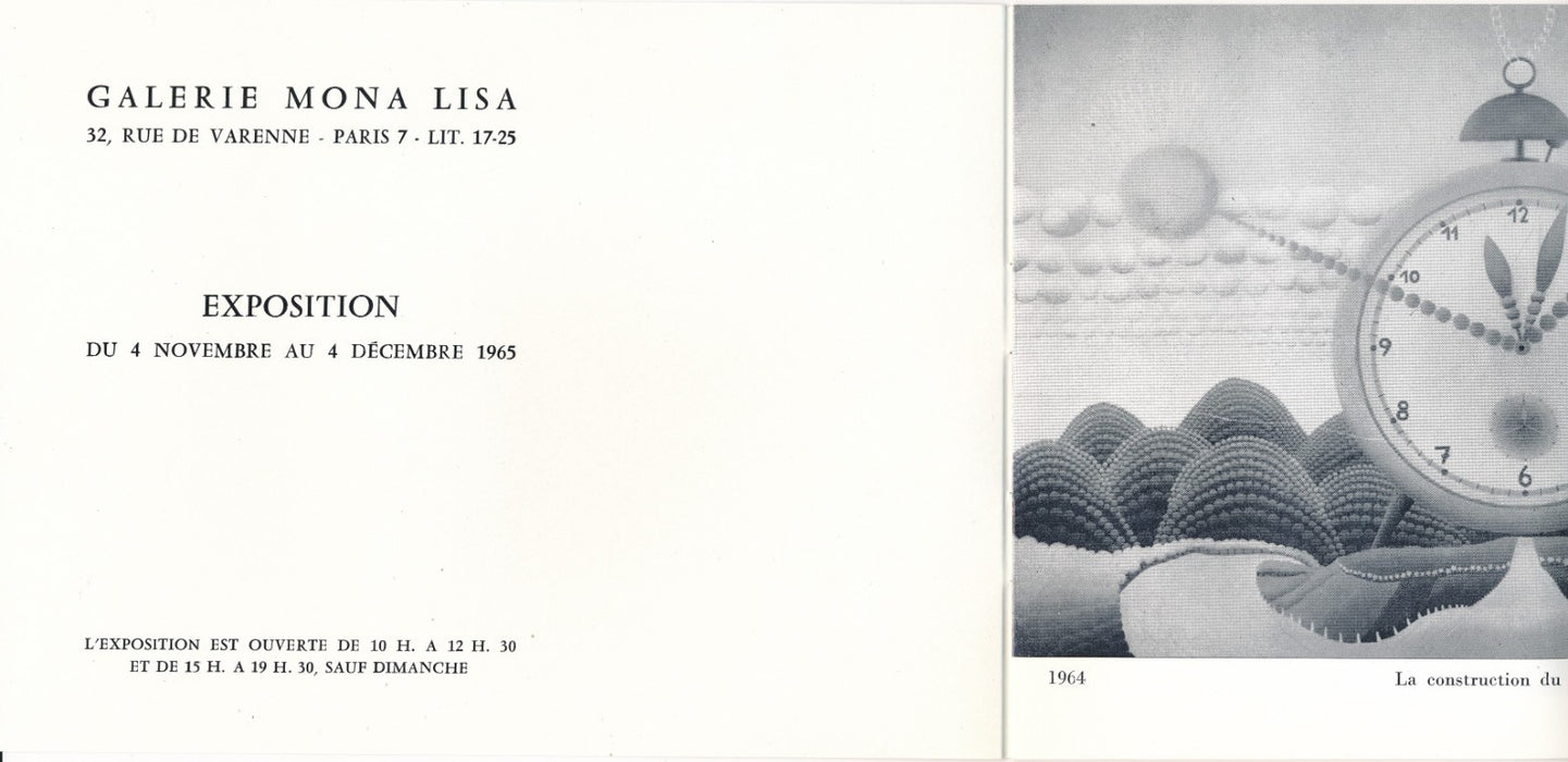 Rabuzin peintre croatie Galerie Mona Lisa catalogue 1965 Jakovsky