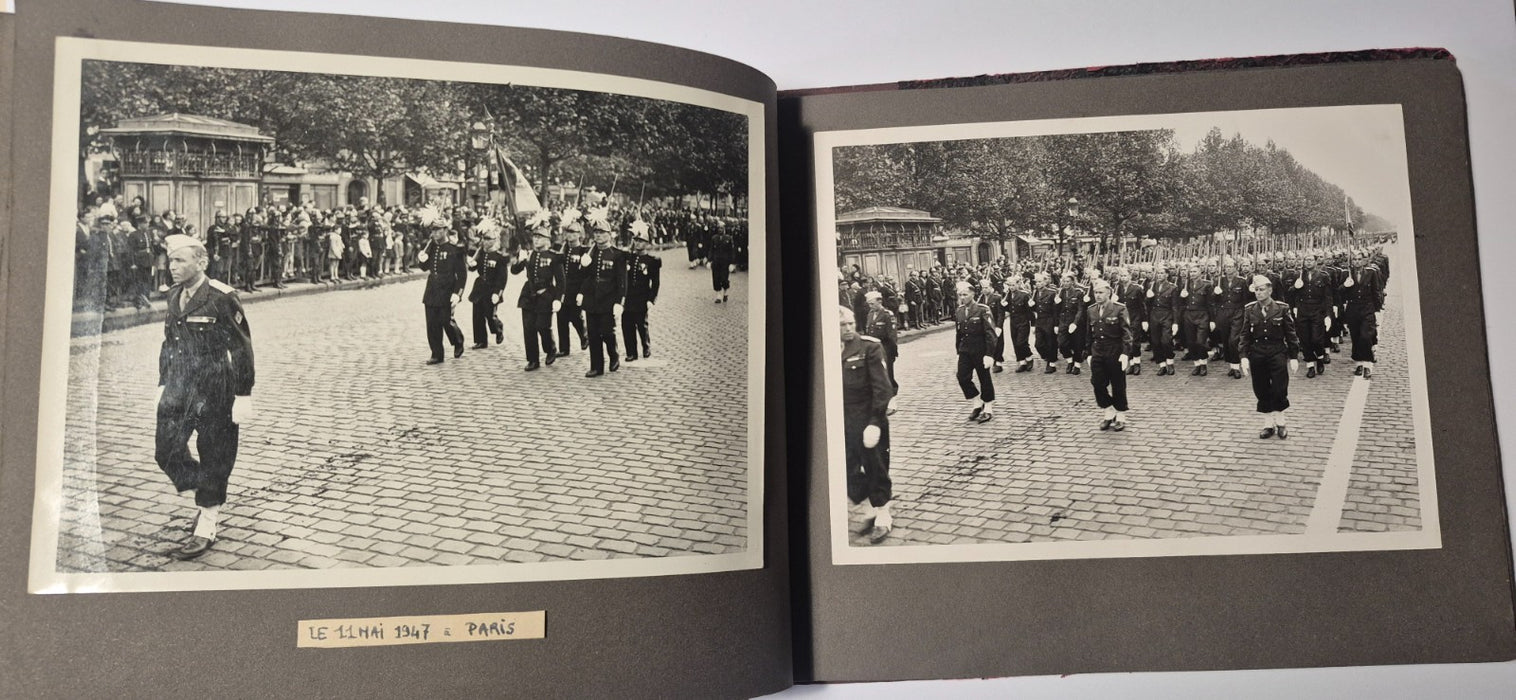 magnifique album ecole spéciale militaire inter armes plus de 130 photos 1944-47