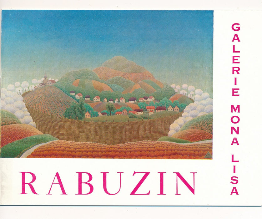 Rabuzin peintre croatie Galerie Mona Lisa catalogue 1965 Jakovsky