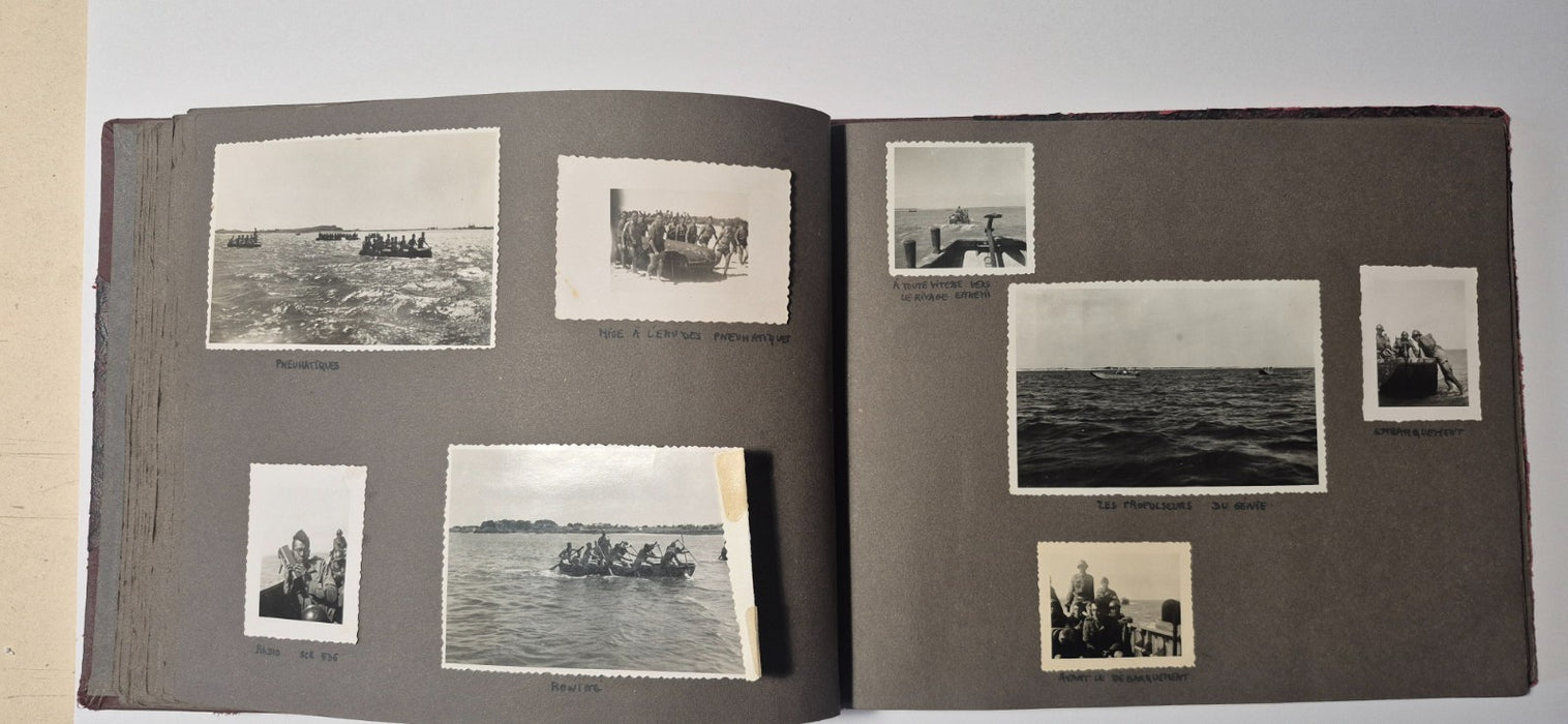 magnifique album ecole spéciale militaire inter armes plus de 130 photos 1944-47