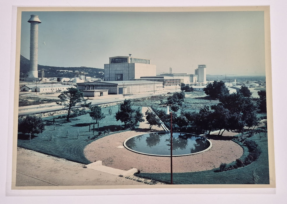 Site Marcoule nucléaire 1957 CEA Babcock 15 photo 7 Ekta bel ensemble Wicox