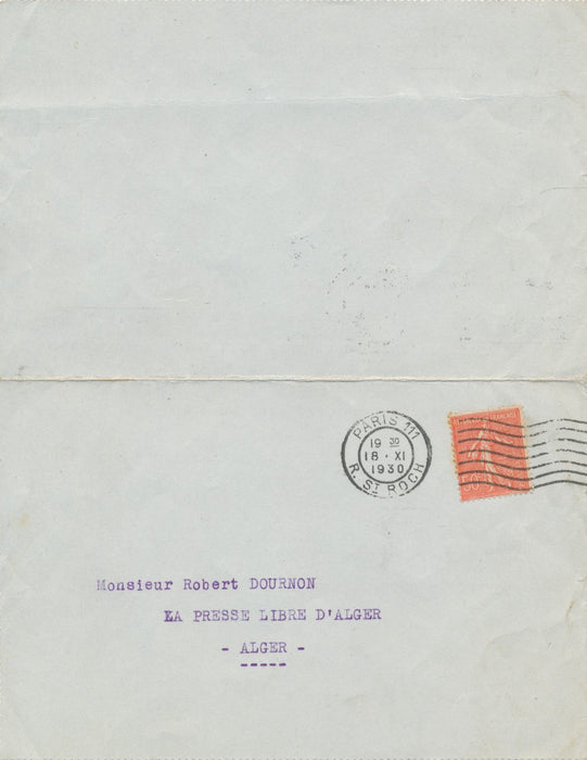 3 lettres Paul Reboux dont 1 belke autographe signées sur Les éd. poèmes d'amour