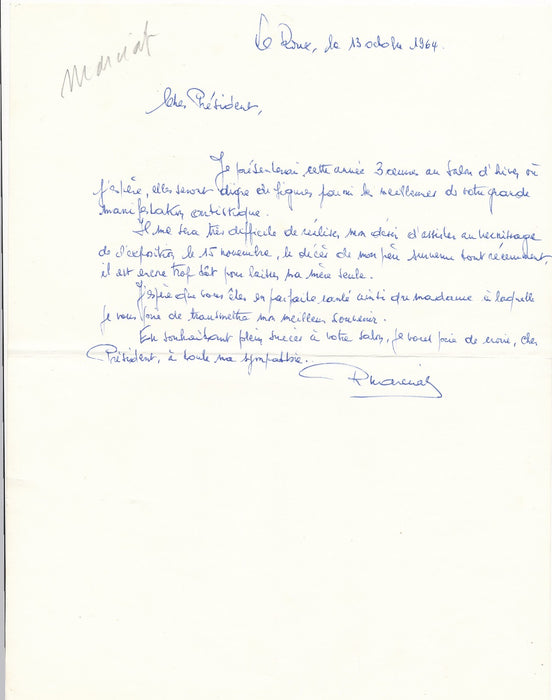 Belge peintre Robert Marciat 7 lettre autographe signée graveur DANIEL-GIRARD