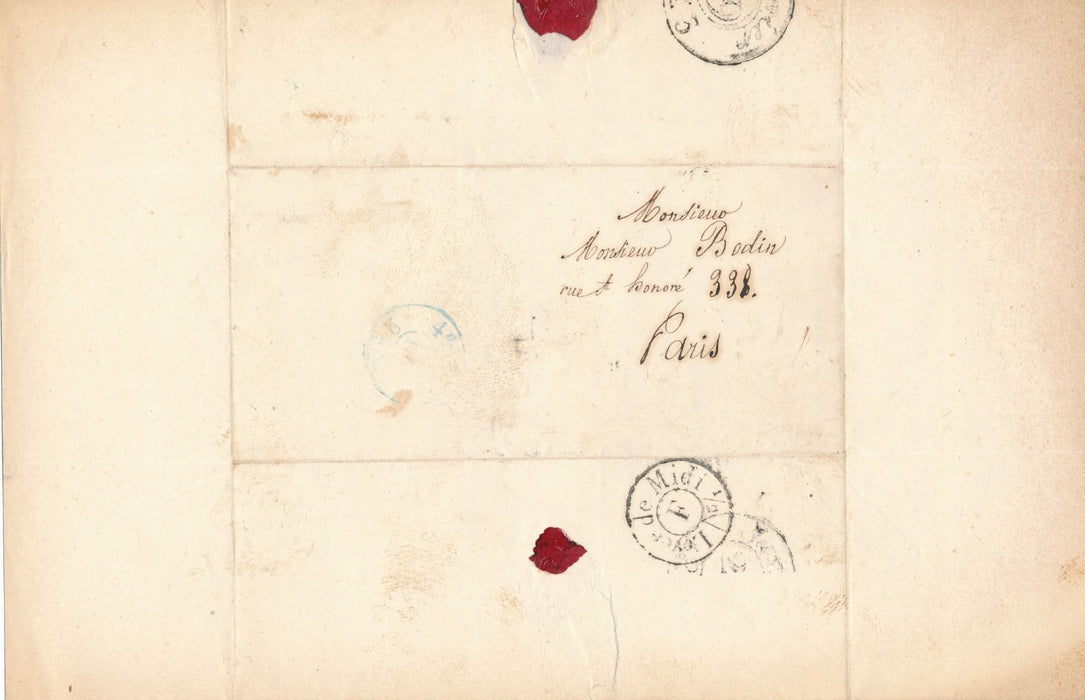 A. de Pons lettre autographe signée compositeur trio Étienne Bodin