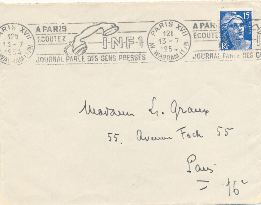 Henri Mondor 1 lettre autographe signée Jeannette Graux et 4 billets à Vera Bour