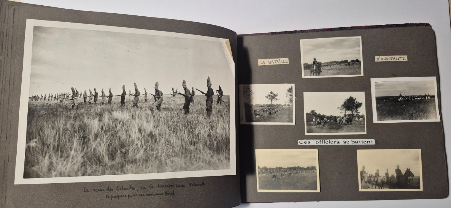 magnifique album ecole spéciale militaire inter armes plus de 130 photos 1944-47