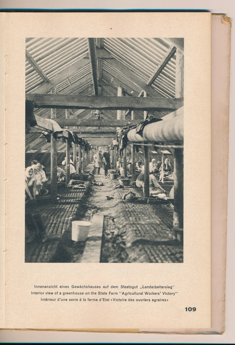 La Russie au travail 265 photographies  Ernst Glaeser F. C. Weiskopf propagande
