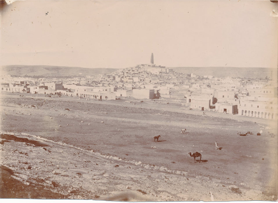 Algérie Ghardaia Algérie 9 photographies époque v. 1900 colonialisme Ghardaïa