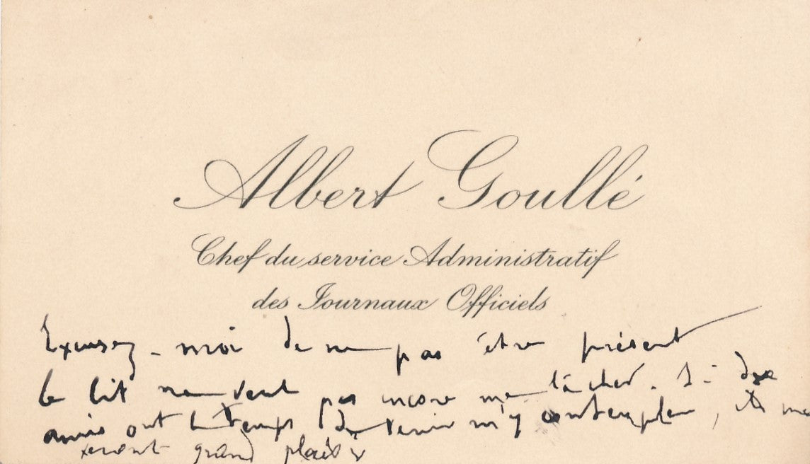 communard Albert Gouillé 3 lettres autographes Alexis Lebey docteur Goupil