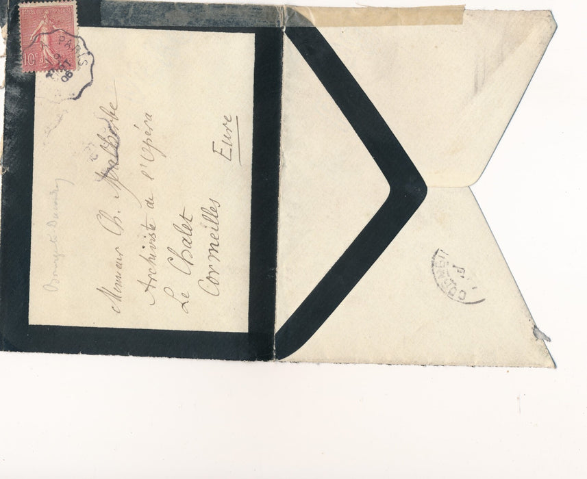 L-A BOURGAULT-DUCOUDRAY 4 lettre autographe à Charles MALHERBE Thamara Schubert