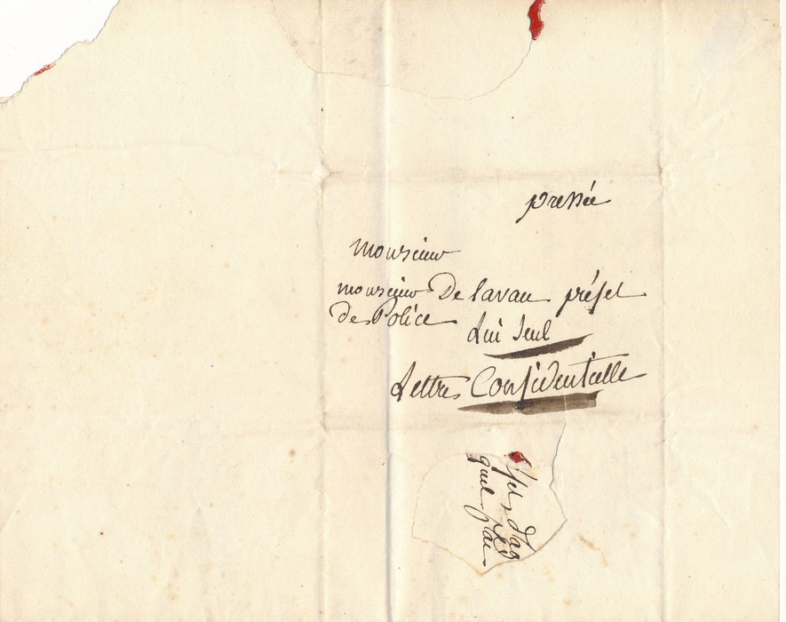 25 lettres autographes Eustache-Marie Courtin enclypoédie religion abbé Bouderie
