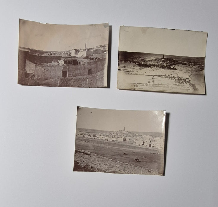 Algérie Ghardaia Algérie 9 photographies époque v. 1900 colonialisme Ghardaïa