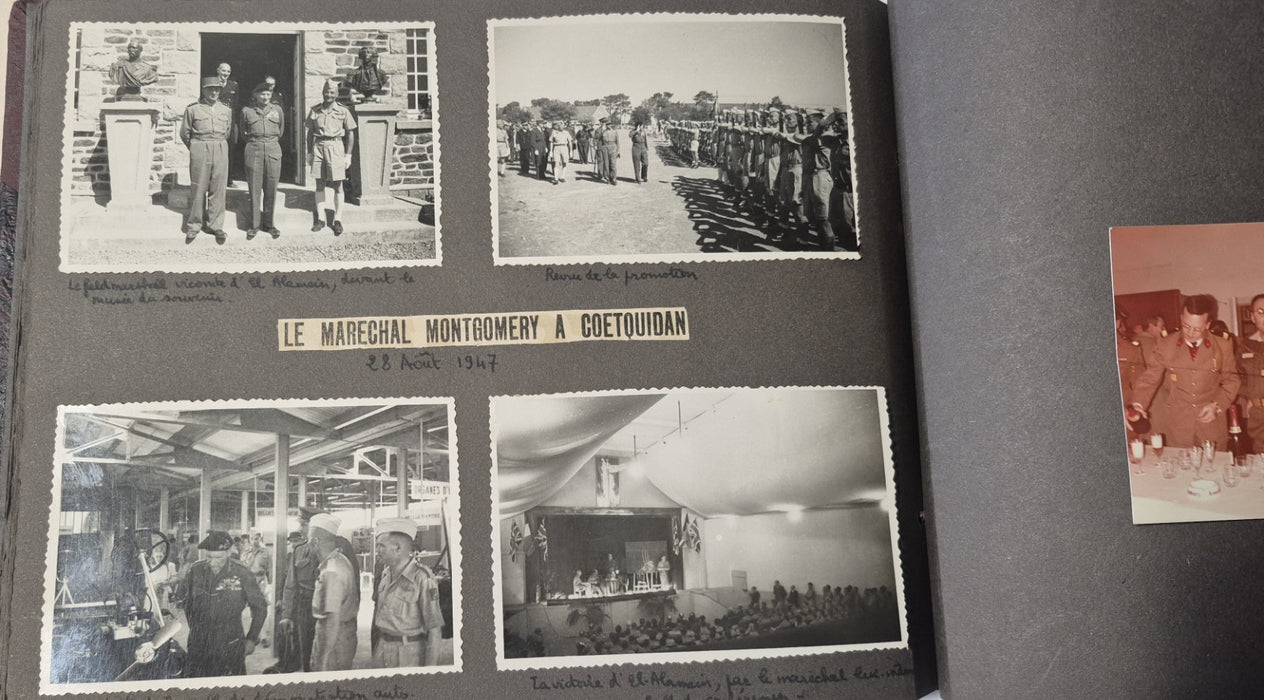 magnifique album ecole spéciale militaire inter armes plus de 130 photos 1944-47