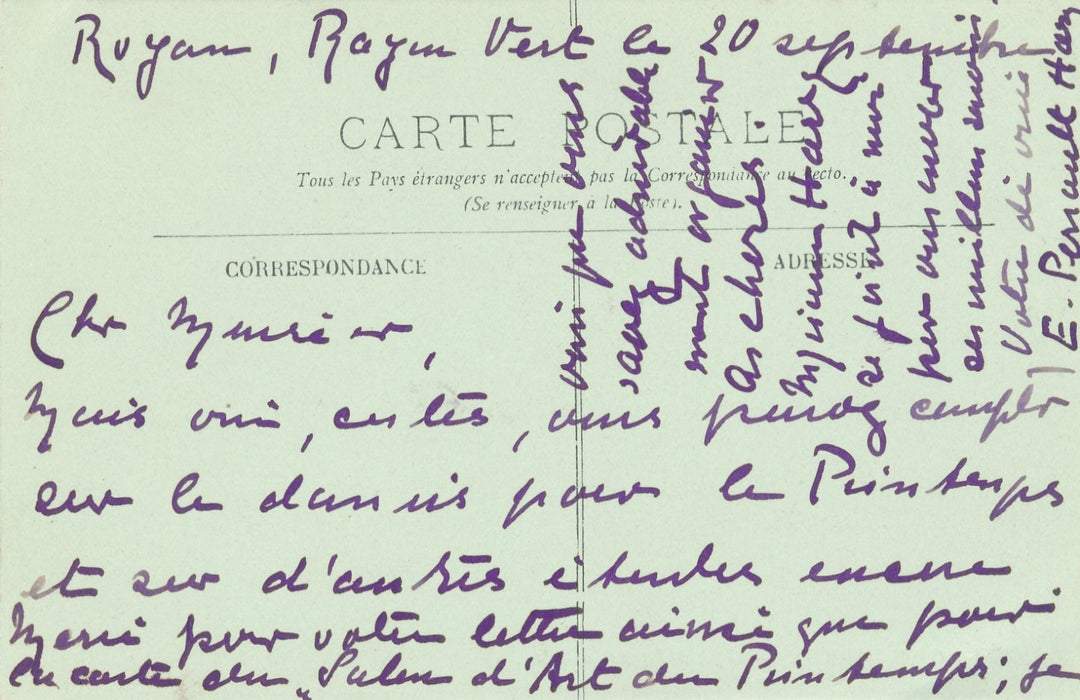 Bel ensemble Émile Perrault-Harry animalier et Myriam Harry autographes signée