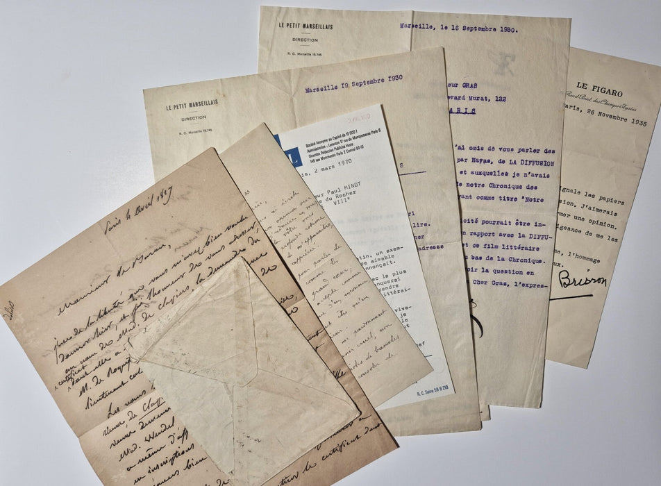 lot journalisme 69 auteurs lettres Barrès Cuvillier Fleury Lazareff Brisson...