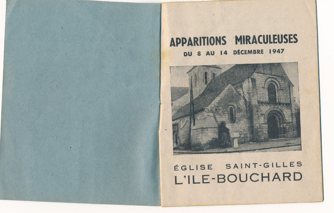 Apparitions miraculeuses 1947 Ile Bouchard religion miracle